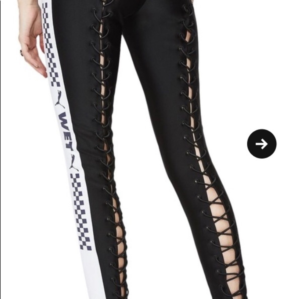 Fenty X PUMA by rihanna lace up leggings